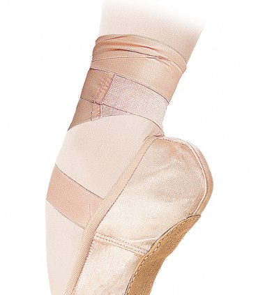 #0295 Saténová stuha s elastickou sieťovinou